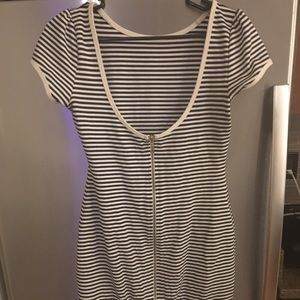 Juicy Couture Navy and White Stripe Dress